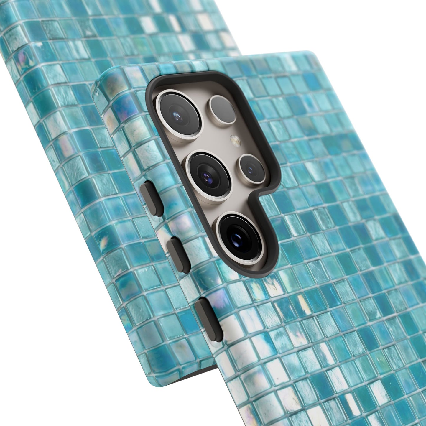 Hot Blue Mosaic Tile Tough Case