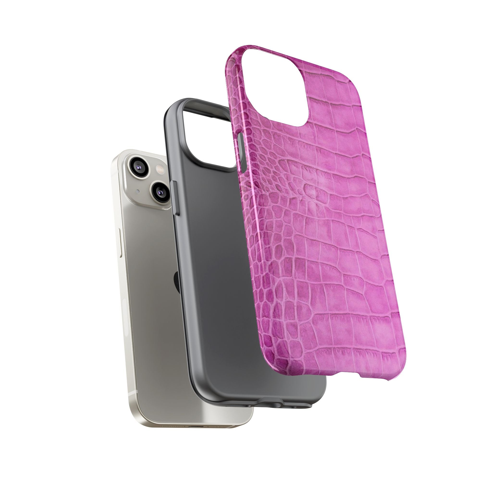 Purple Croc Phone Case