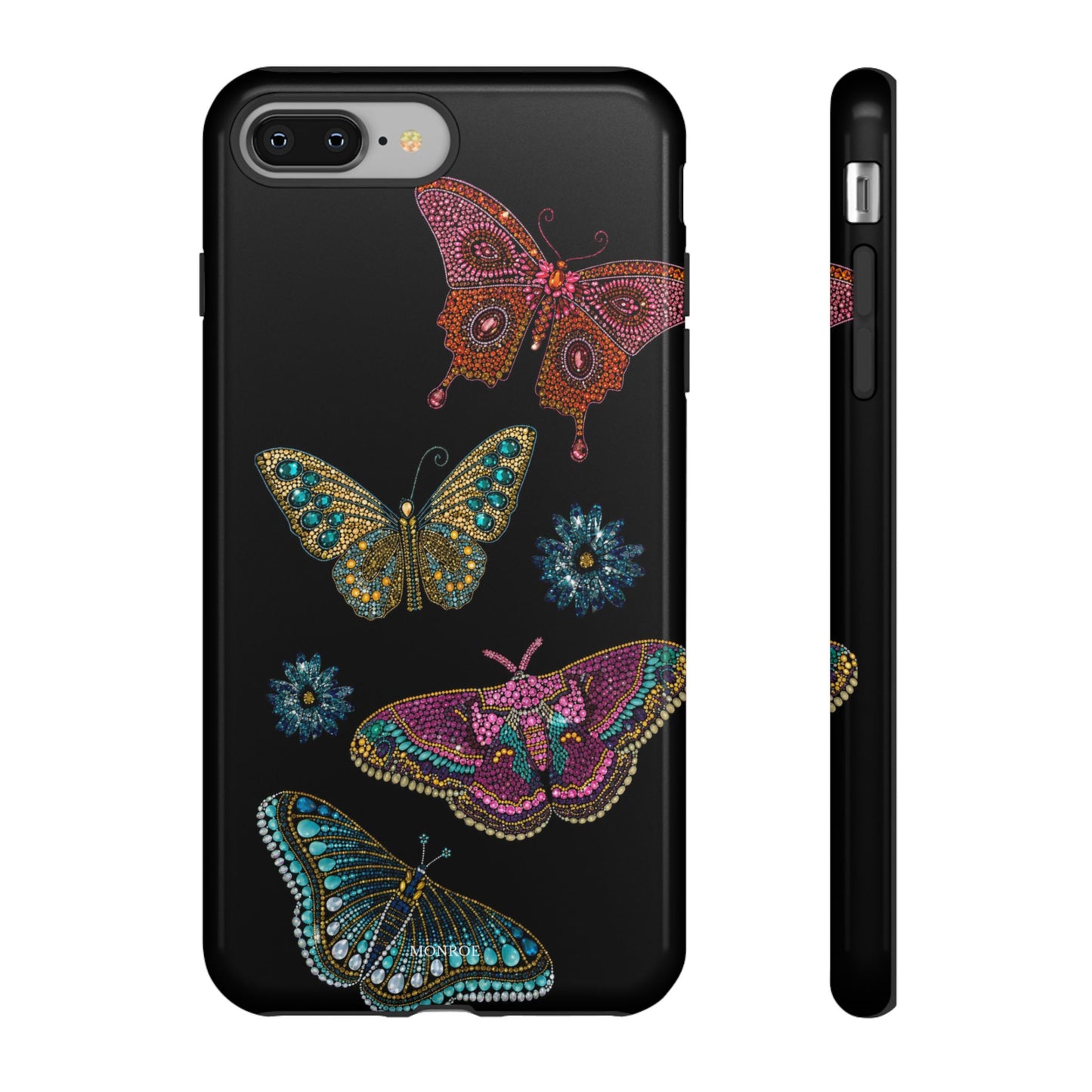 Butterfly Beaded Tough Case