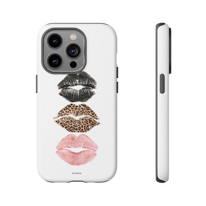 Leopard Glam Lip Tough Case