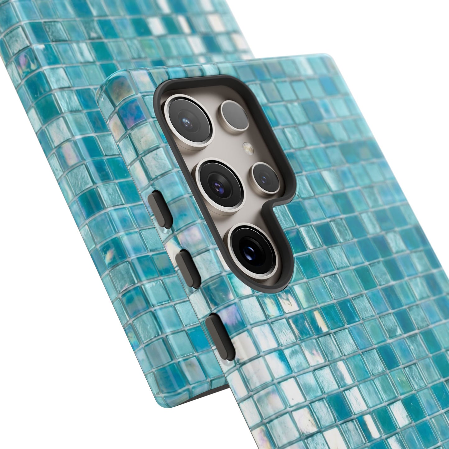 Hot Blue Mosaic Tile Tough Case
