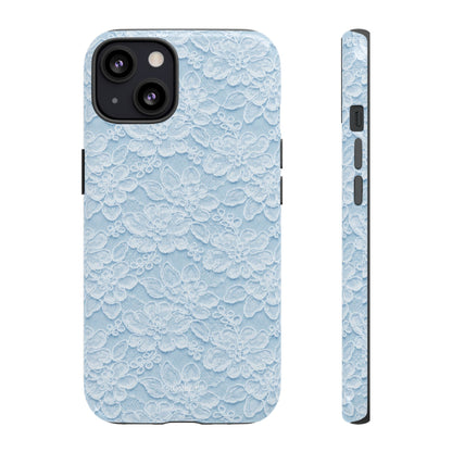 Glacier Blue Lace Tough Case