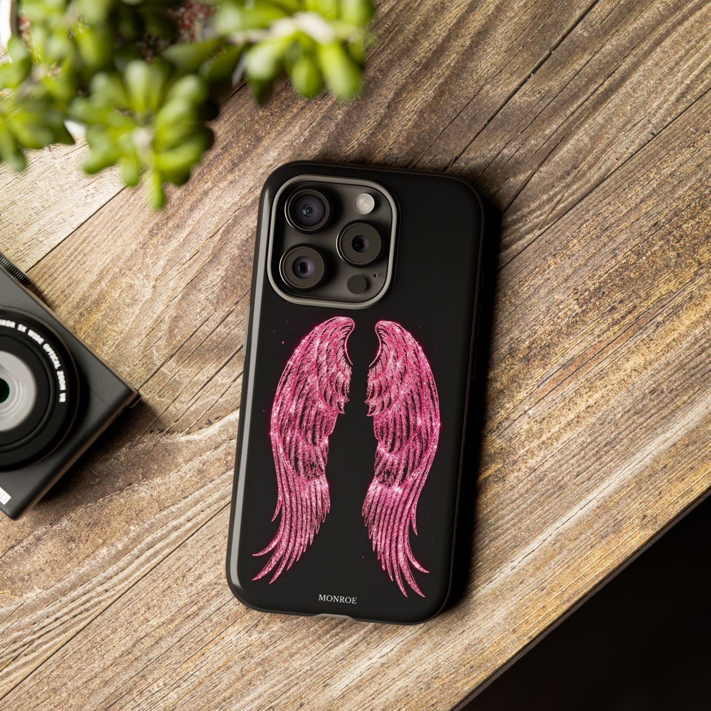 Pink Glitter Angel Tough Case