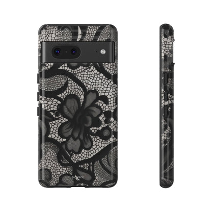 Black Floral Vintage Case