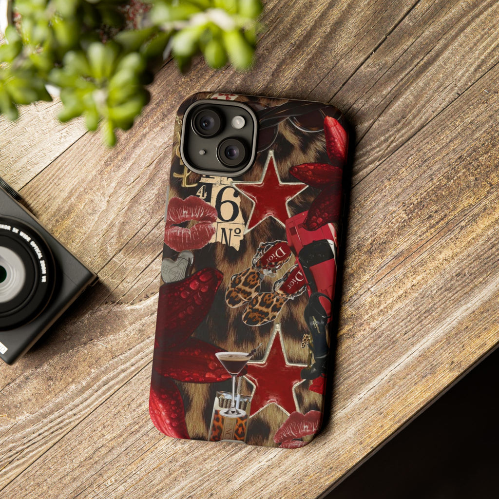 Cheetah Red Phone Case