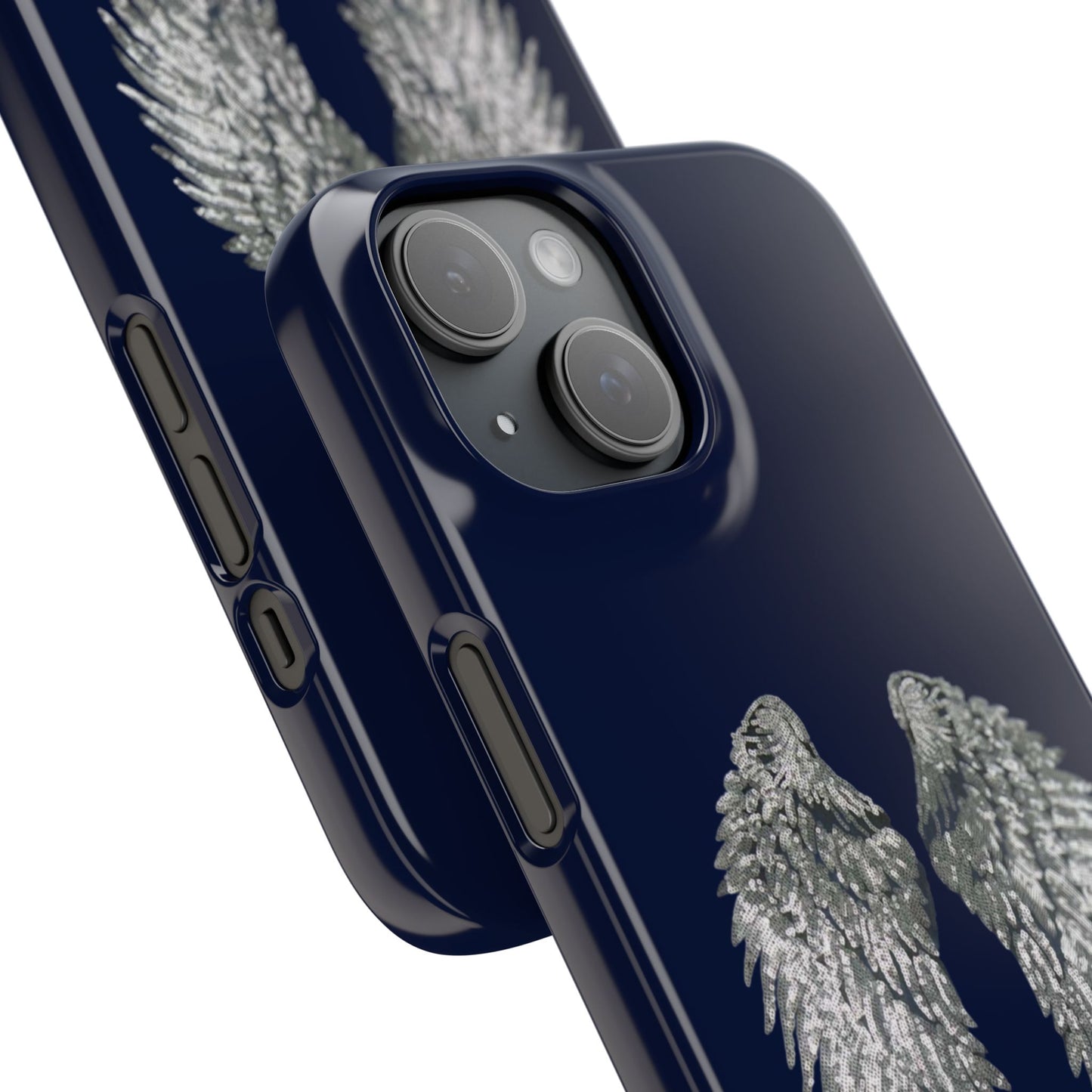 Navy Angel Wings Case