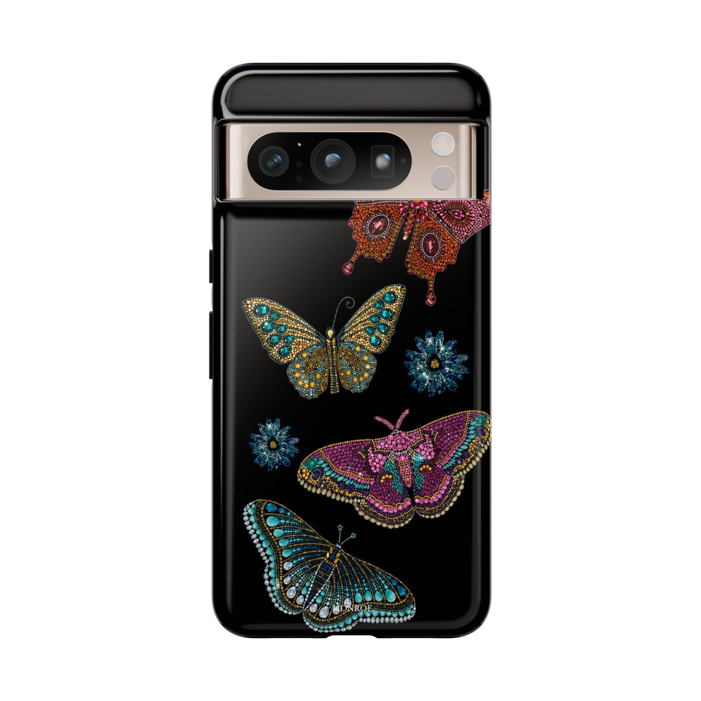 Butterfly Beaded Tough Case