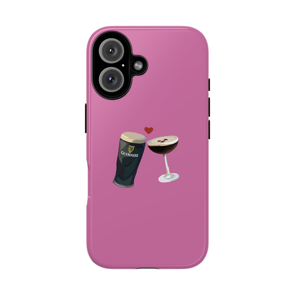 Pint & Wine Glass (Pink) Tough Case
