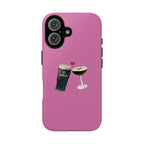 Pint & Wine Glass (Pink) Tough Case