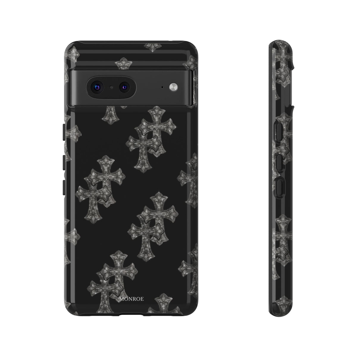 Black Crystal Cross Tough Case