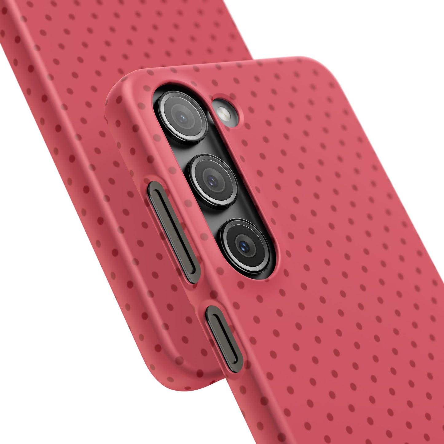 Coral Polka Dot Snap Phone Case