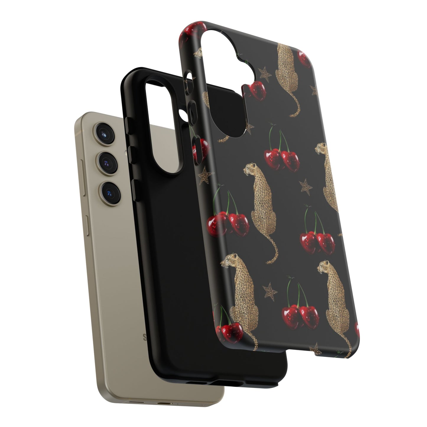 Leopard & Cherry Tough Case