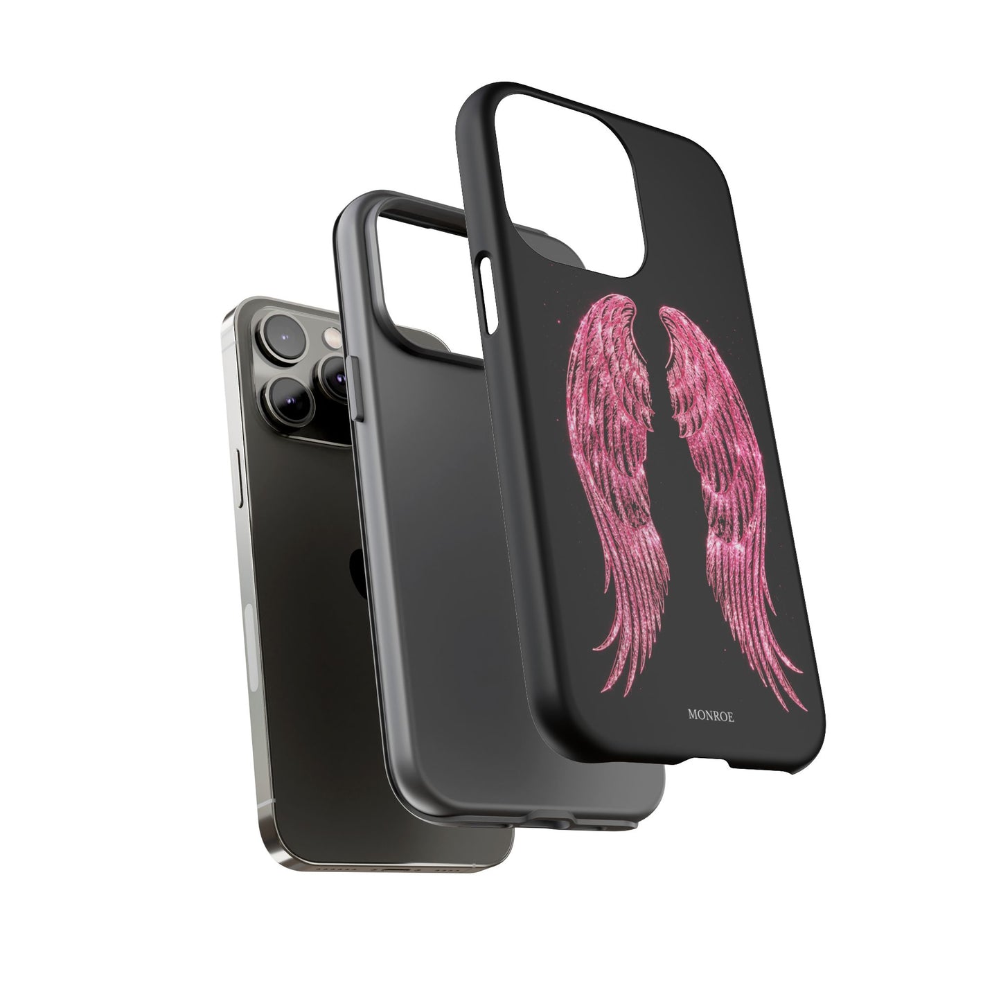 Pink Glitter Angel Tough Case