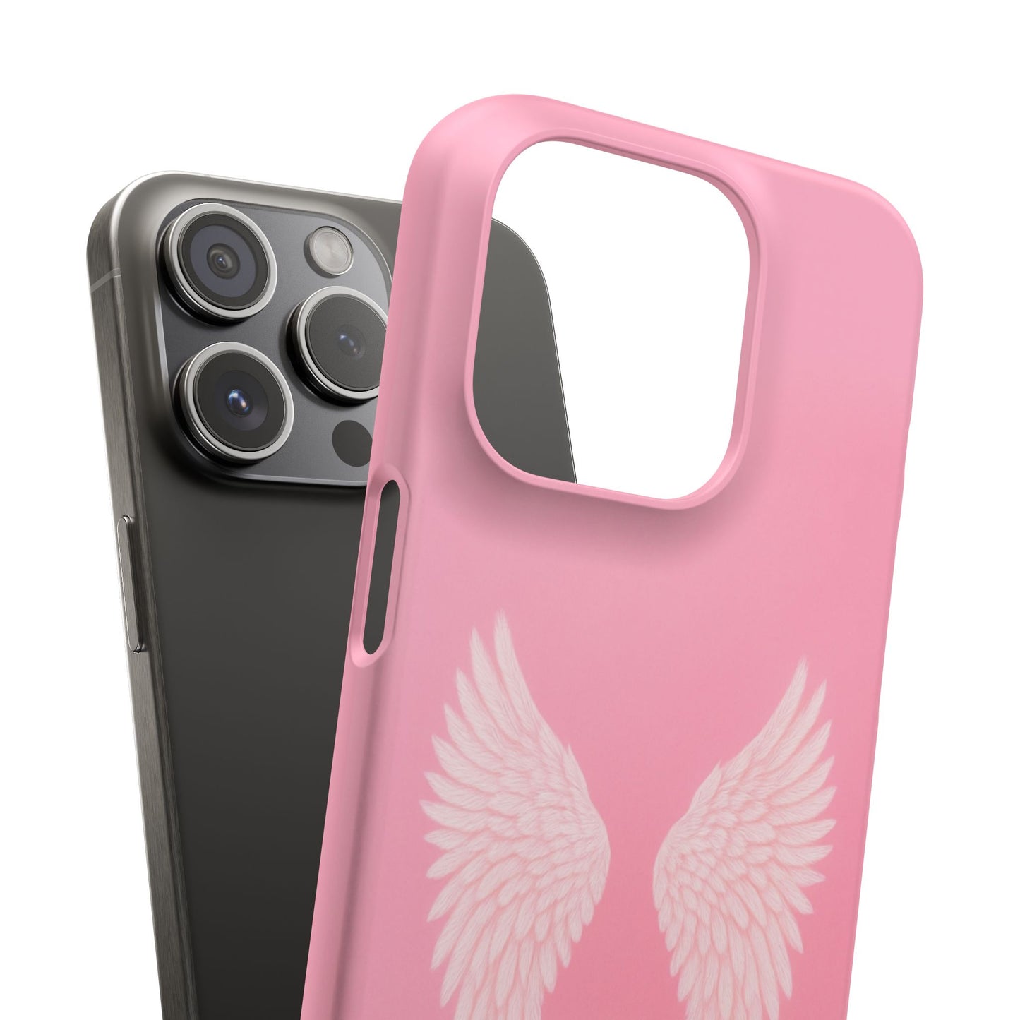 Pink Angel Wings Case