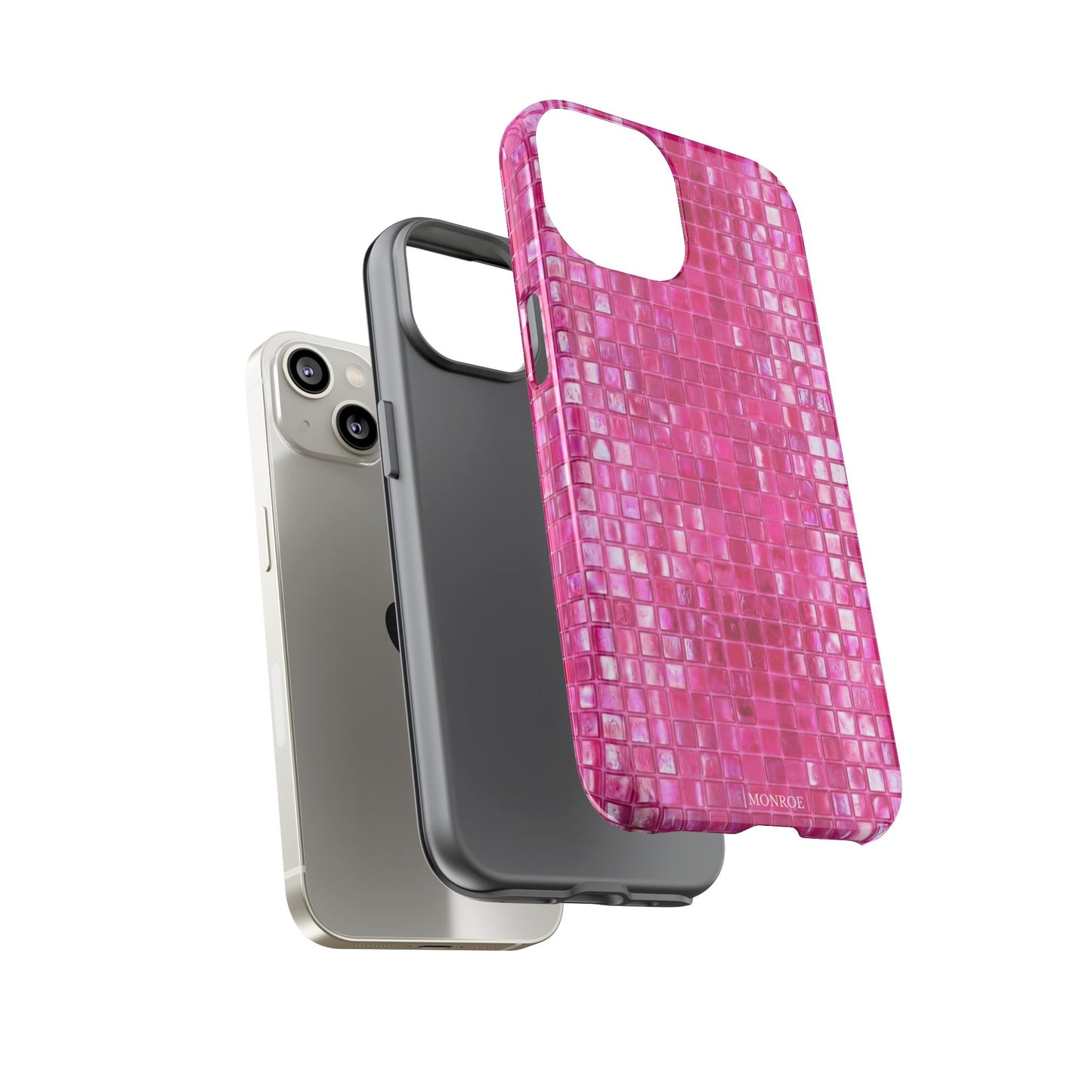 Hot Pink Mosaic Tough Case
