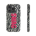 'SWAG' Zebra Print Tough Case