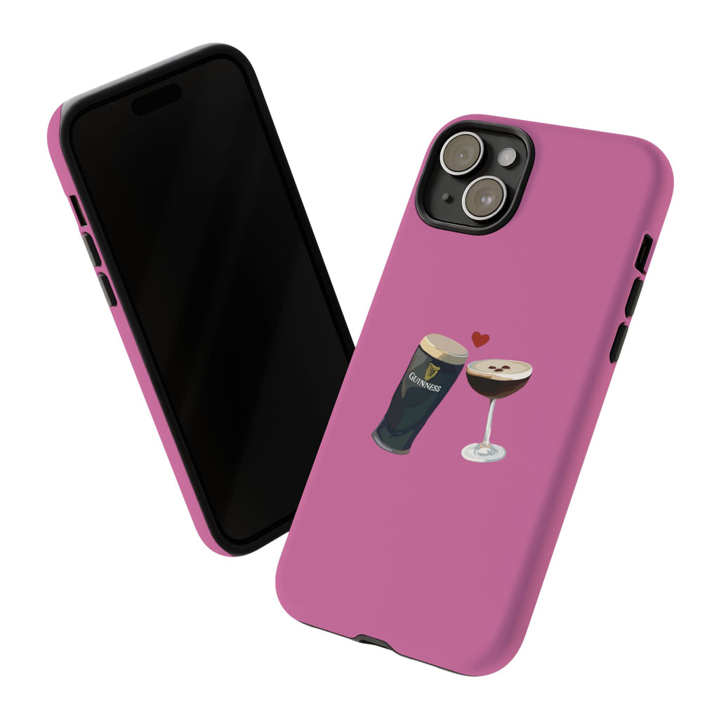Pint & Wine Glass (Pink) Tough Case