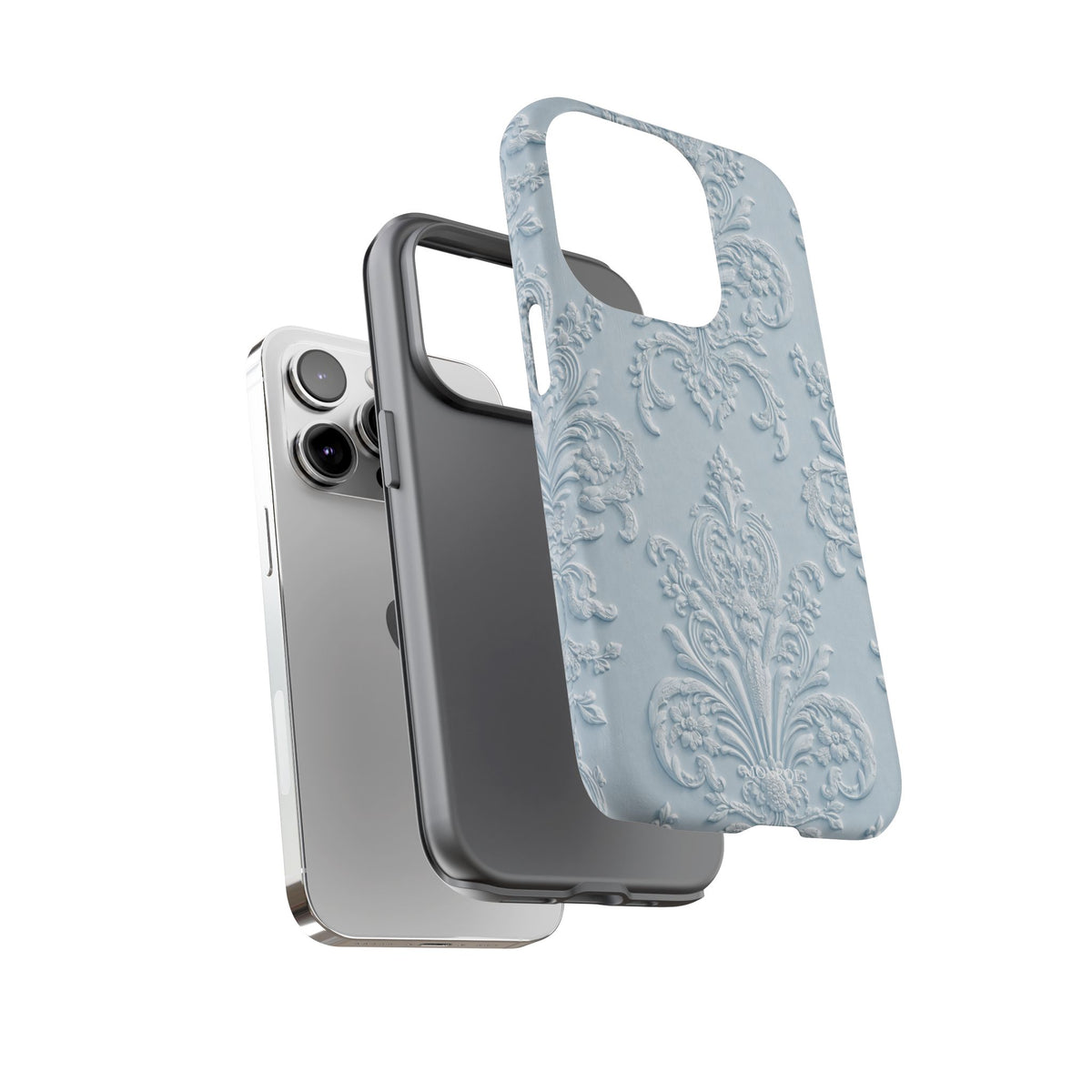Blue Vintage Pattern Tough Case