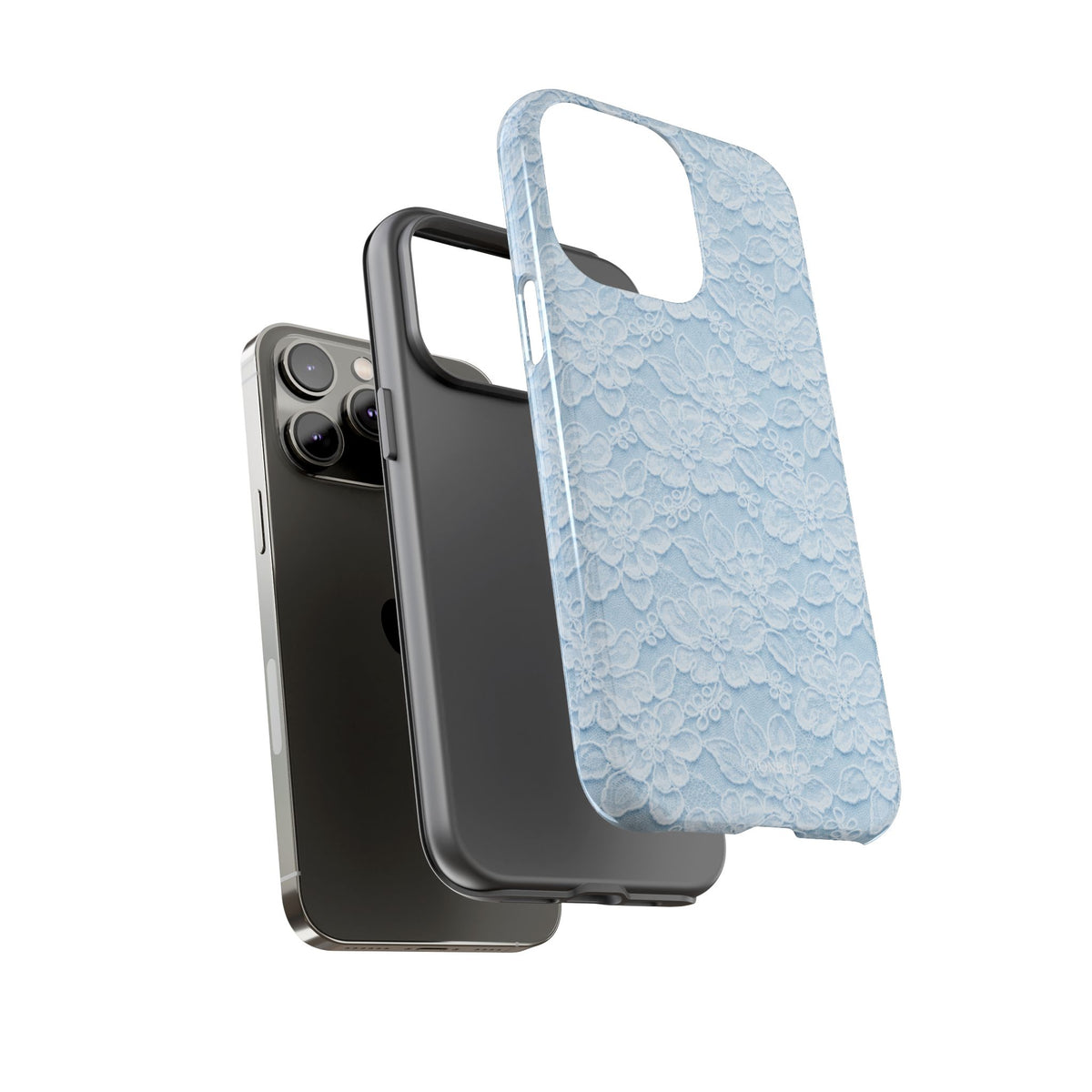 Glacier Blue Lace Tough Case