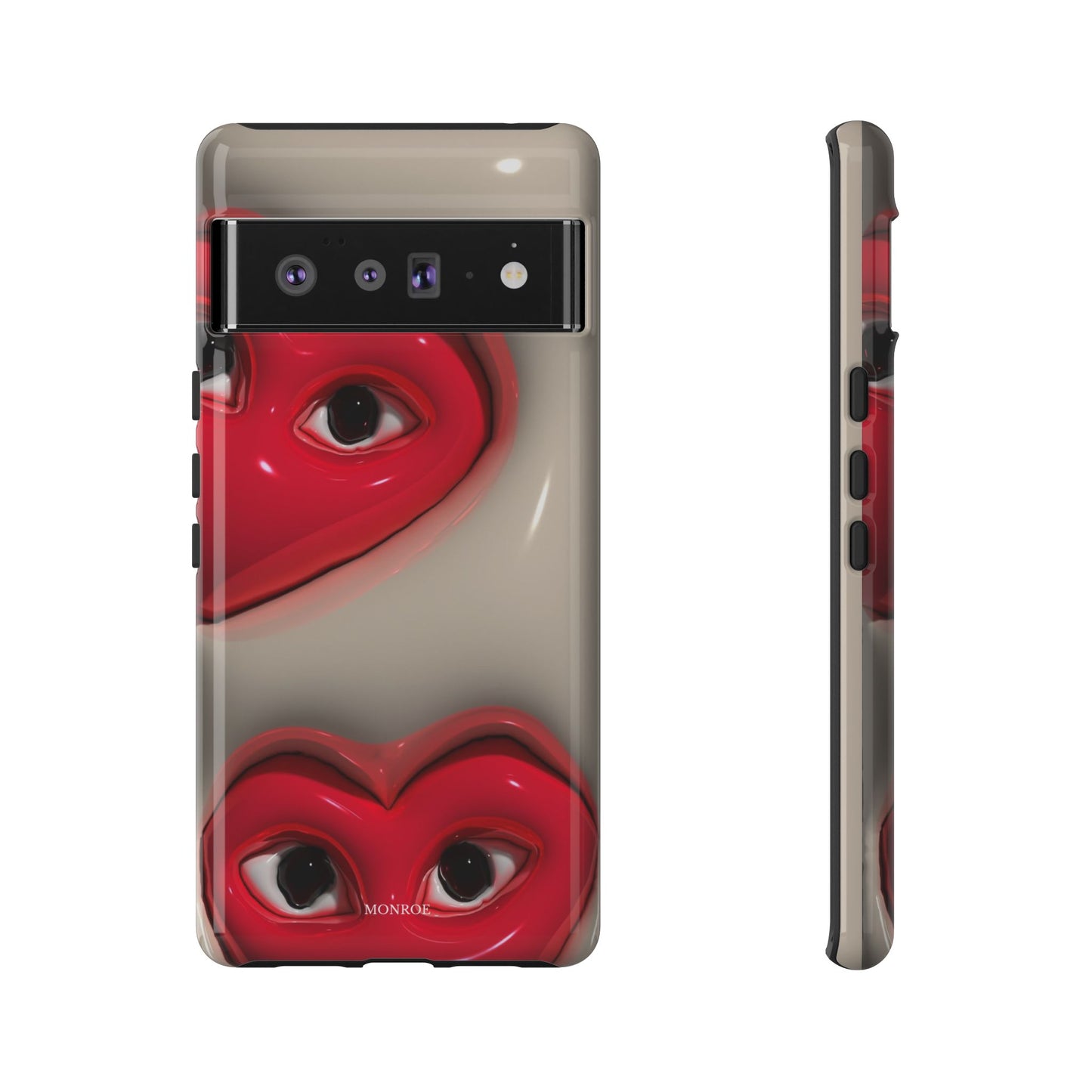 Red Heart Eyes Tough Case