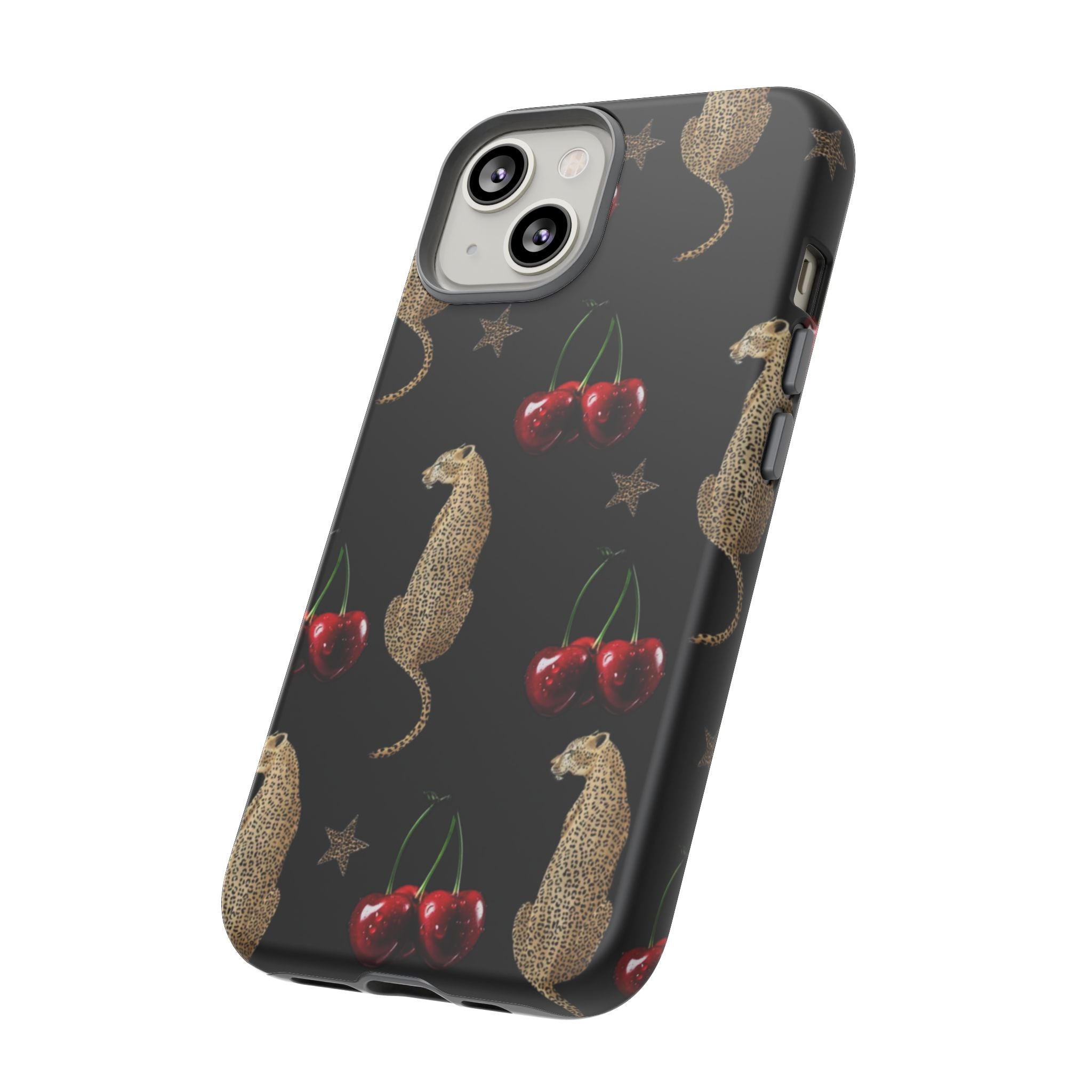 Leopards & Cherries Phone Case