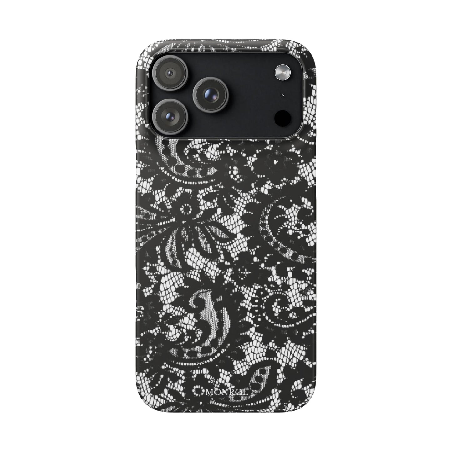 Black Lace Elegant Pattern Case