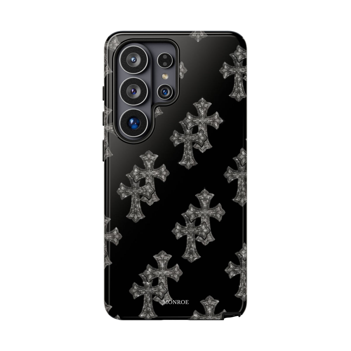 Black Crystal Cross Tough Case