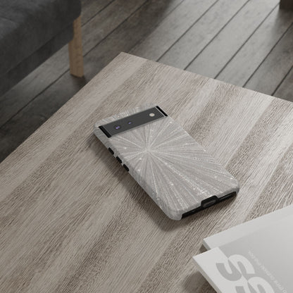 Sparkling Silver Burst Tough Case