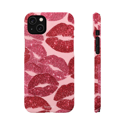 Pink Glitter Kiss Case
