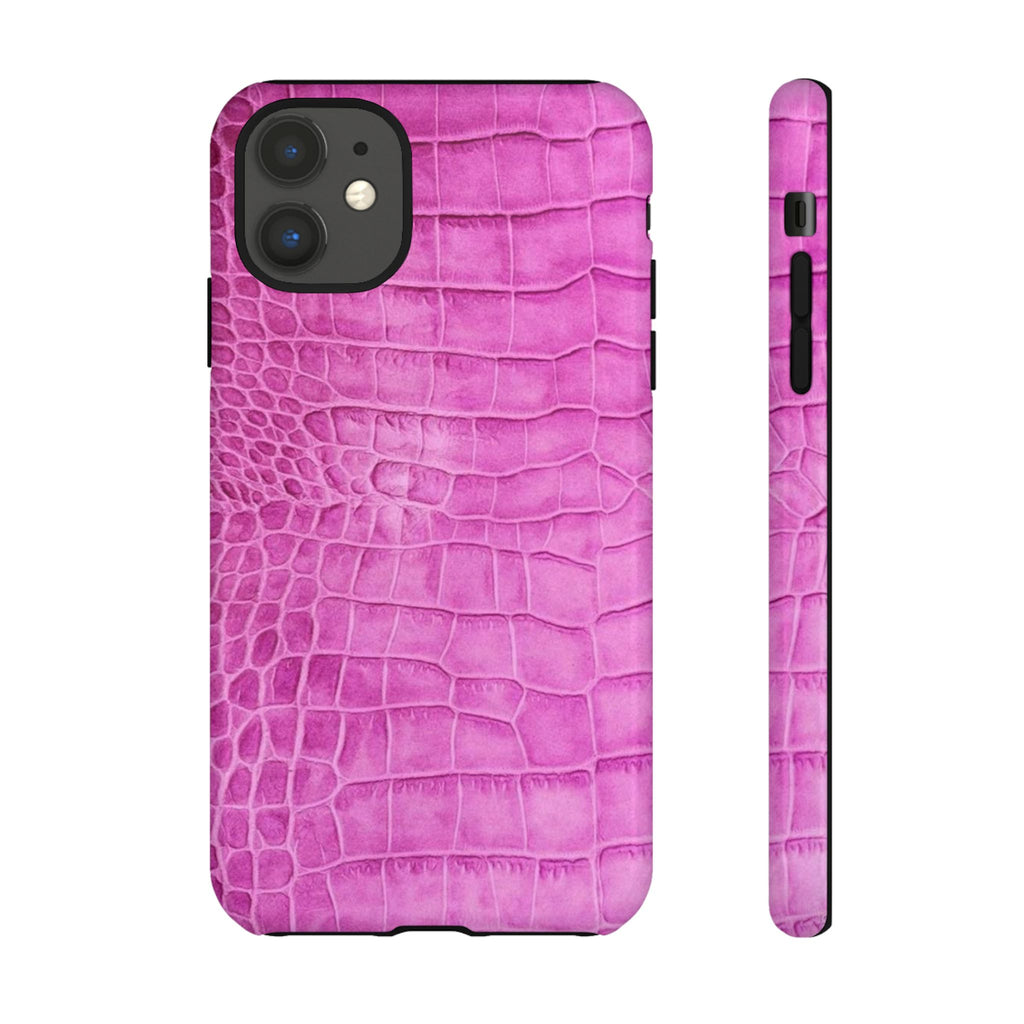 Purple Croc Phone Case