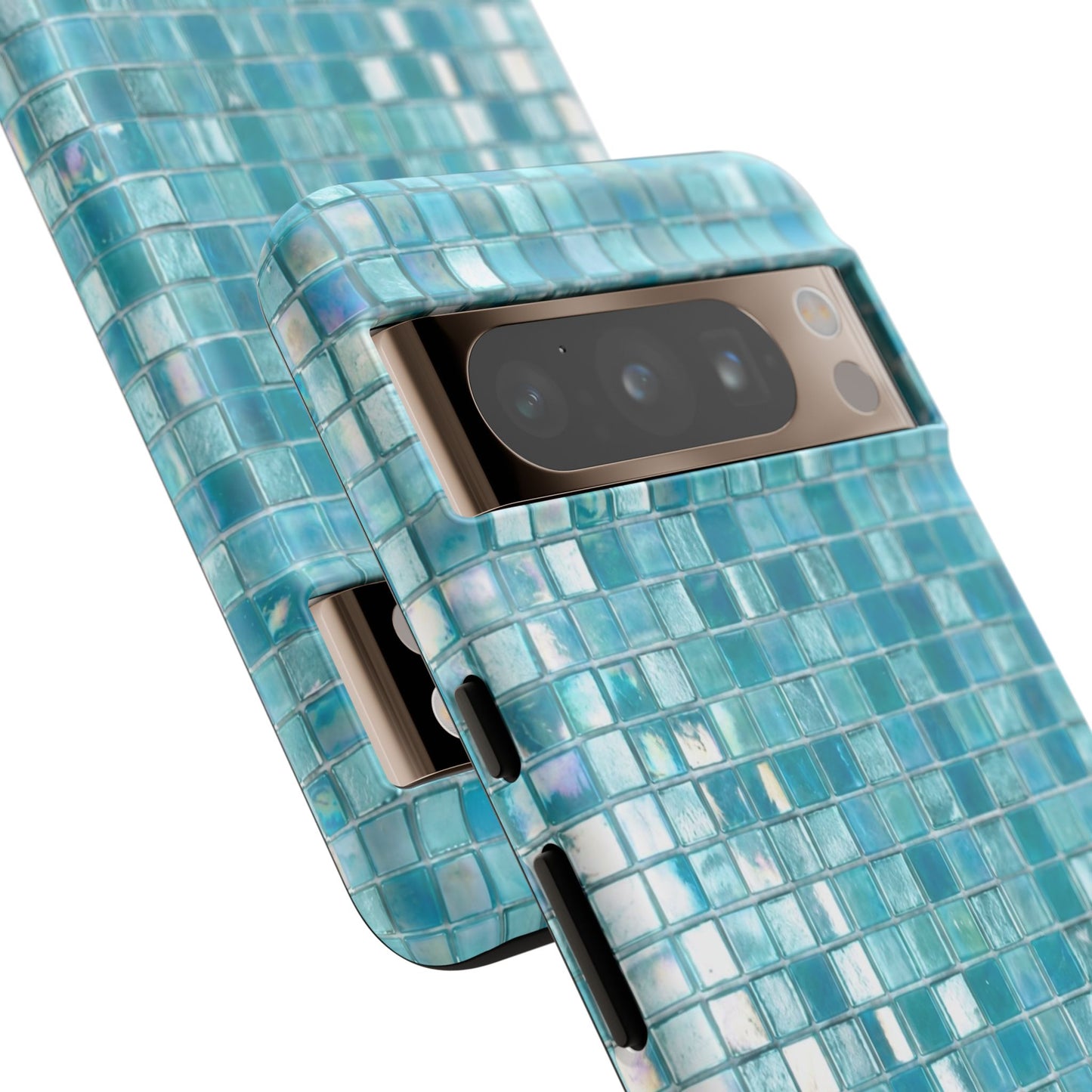 Hot Blue Mosaic Tile Tough Case