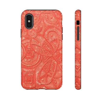 Coral Lace Tough Case