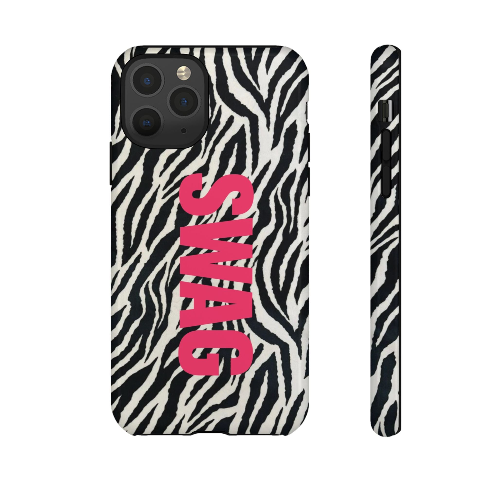 'SWAG' Zebra Print Tough Case