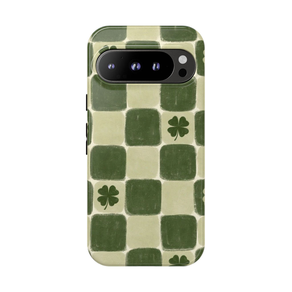 Clover Checker Tough Phone Case