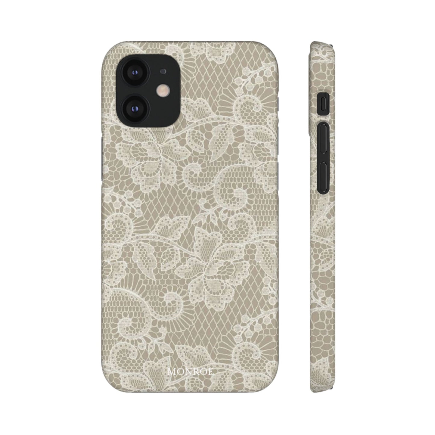 Vintage Beige Lace Case