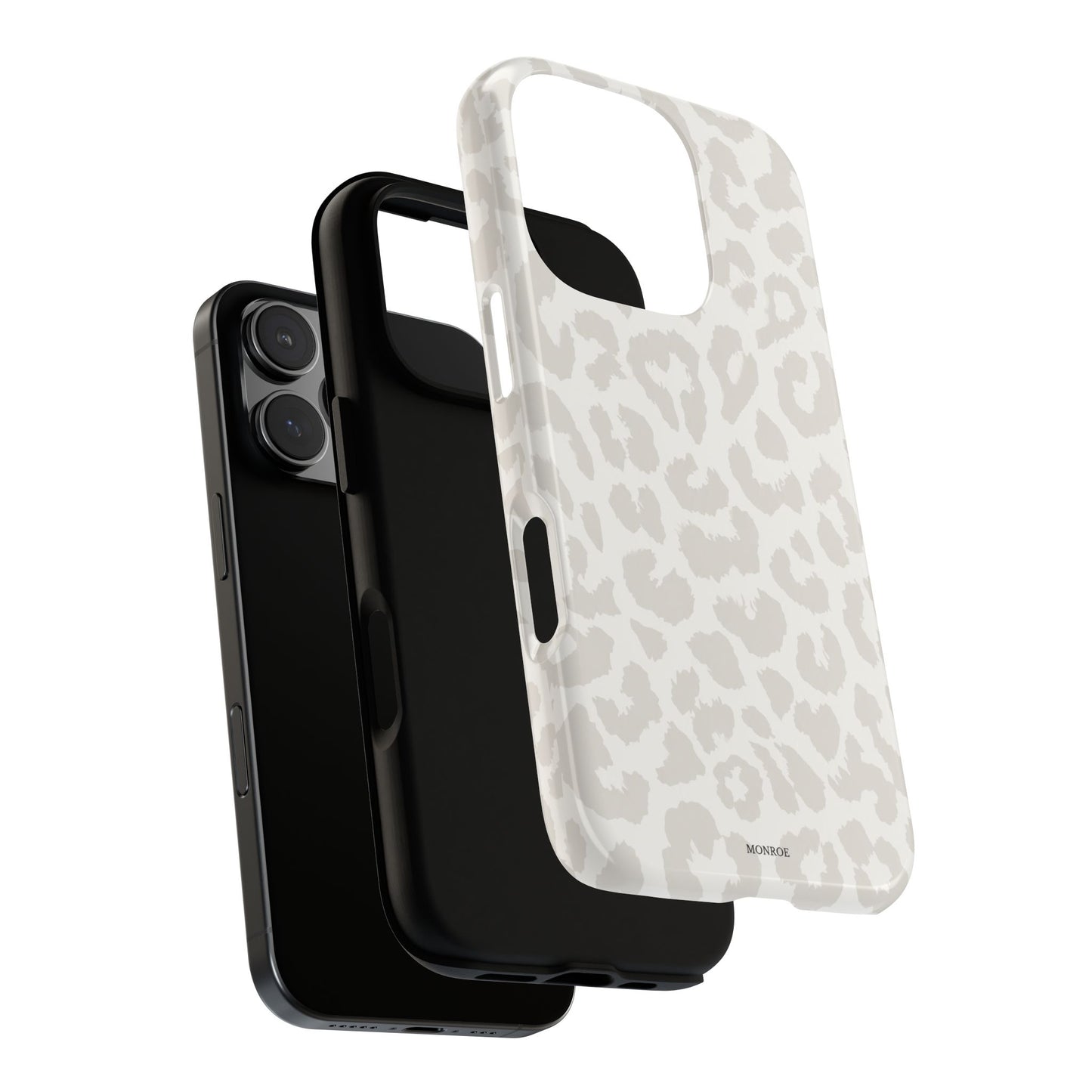 White Leopard Print Tough Case