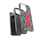 'SWAG' Zebra Print Tough Case