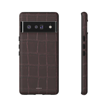 Burgundy Croc Tough Case