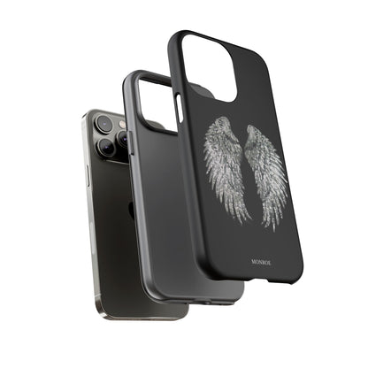Silver Wings Black Tough Case