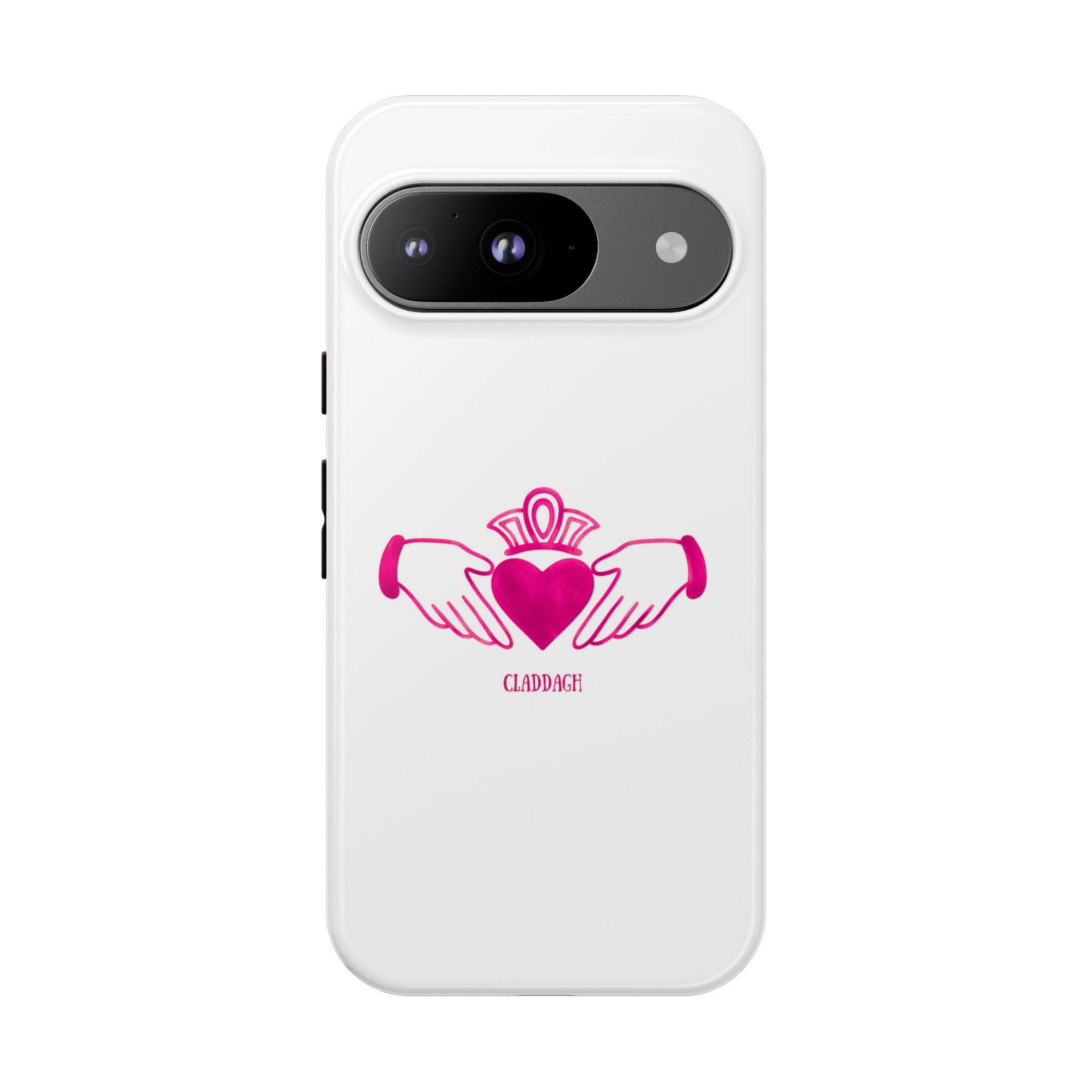 Pink Irish Claddagh Symbol Tough Phone Case