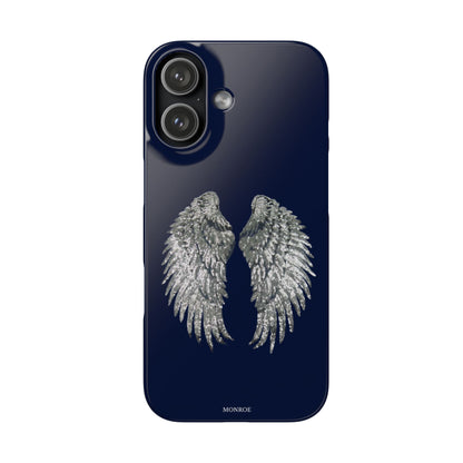 Navy Angel Wings Case