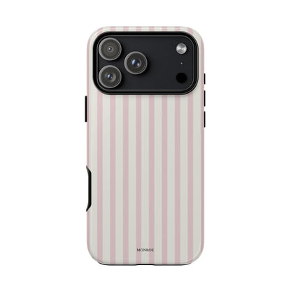 Light Pink Stripe Tough Phone Case