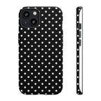 Black Polka Dot Phone Case