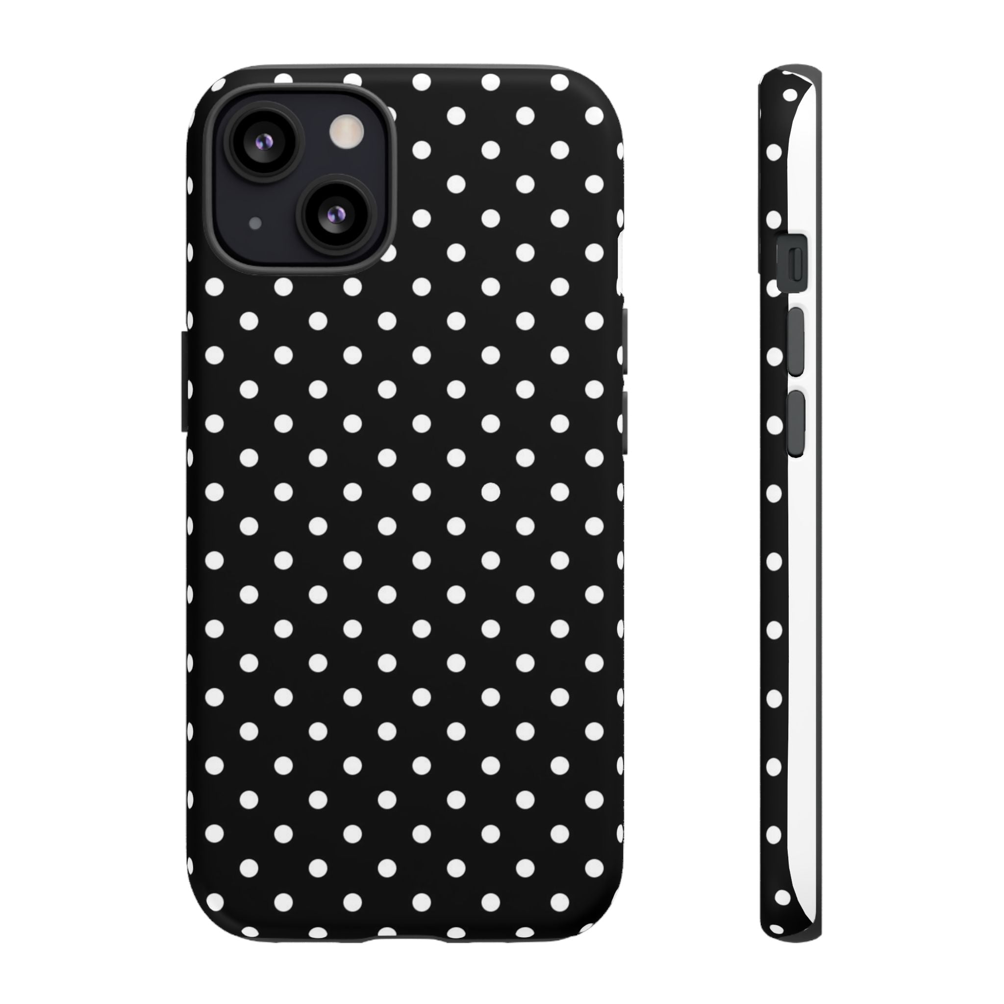 Black Polka Dot Phone Case