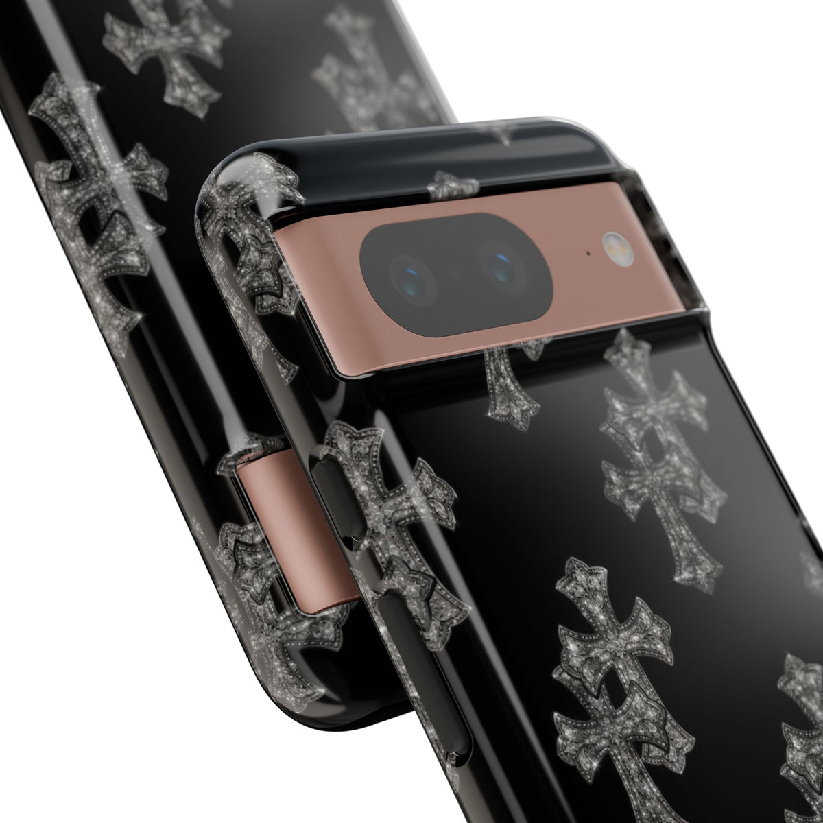 Black Crystal Cross Tough Case