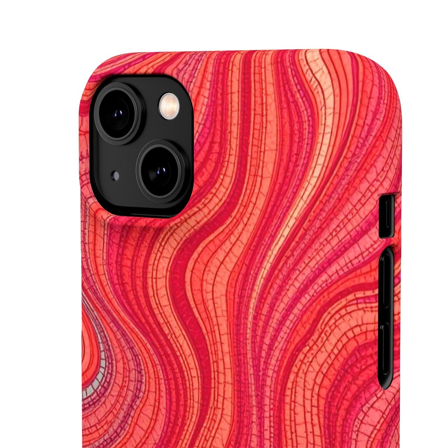 Retro Wavy Red Case