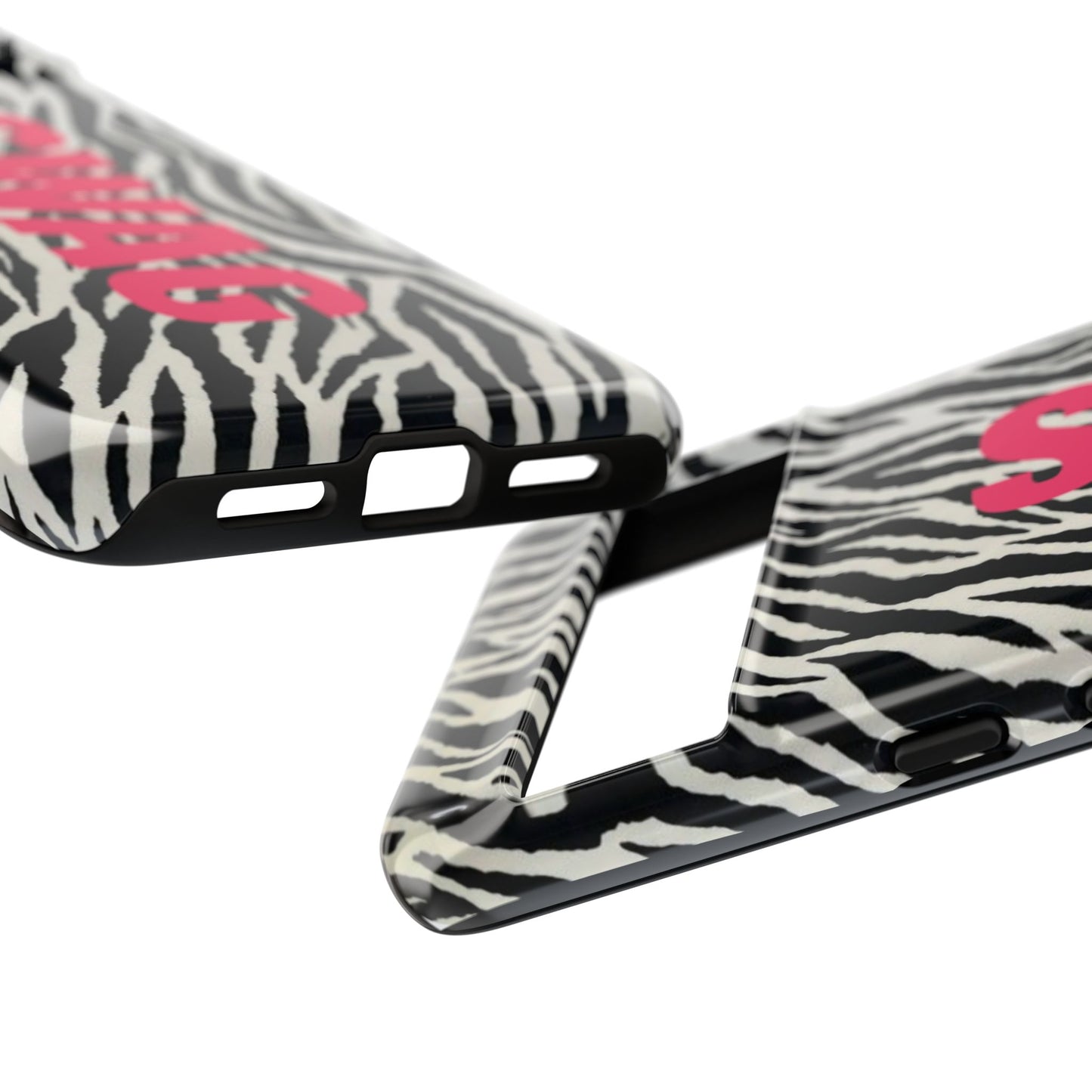 Zebra Print  "SWAG" Tough Case