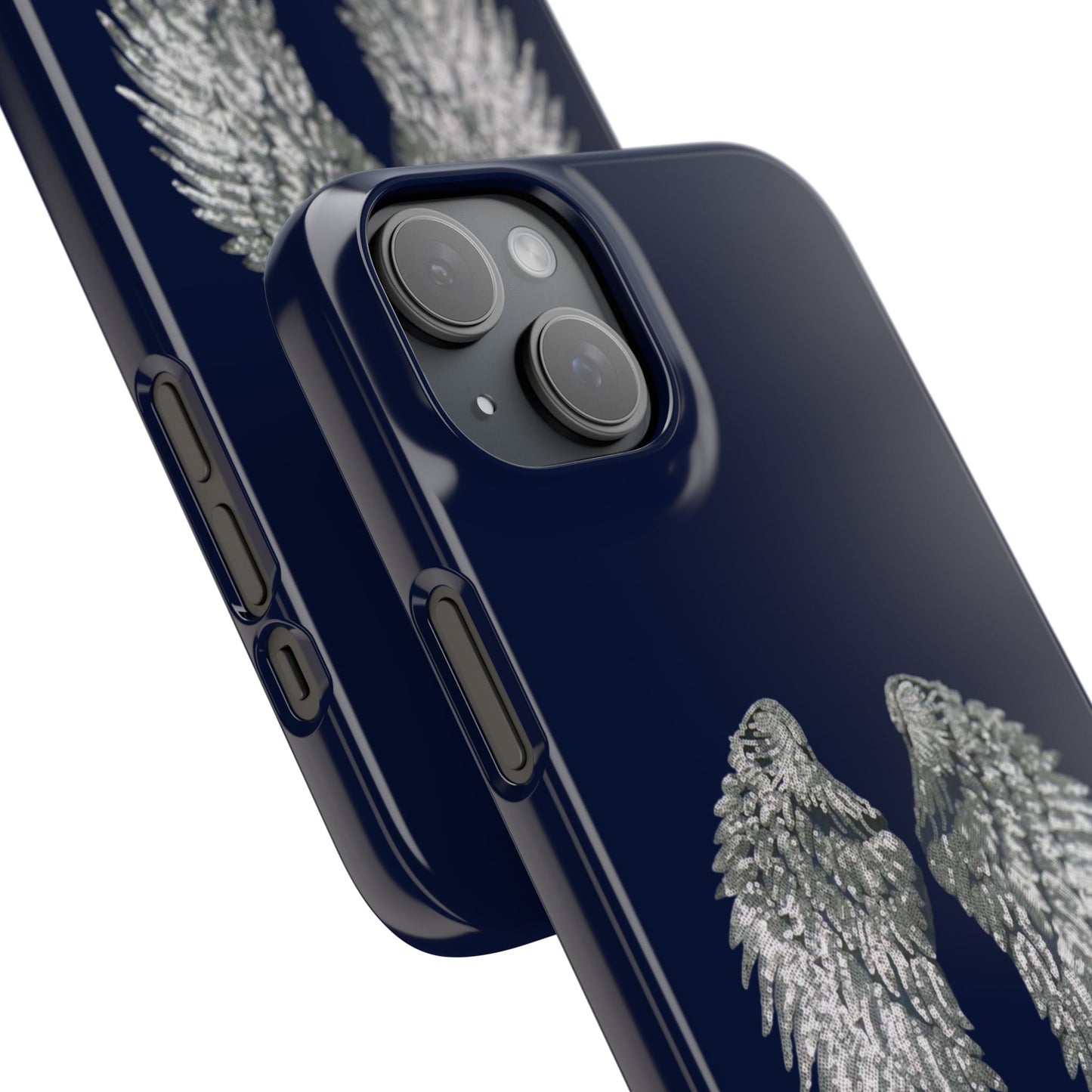 Navy Angel Wings Case