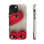 3D Hearts Phone Case