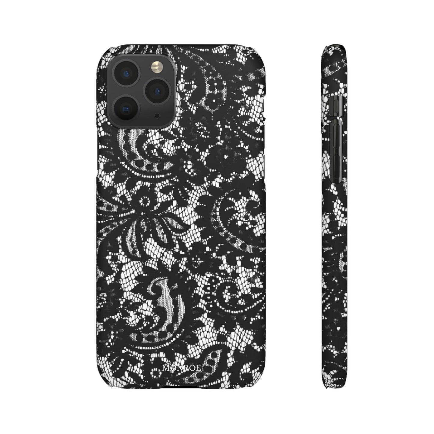 Black Lace Elegant Pattern Case